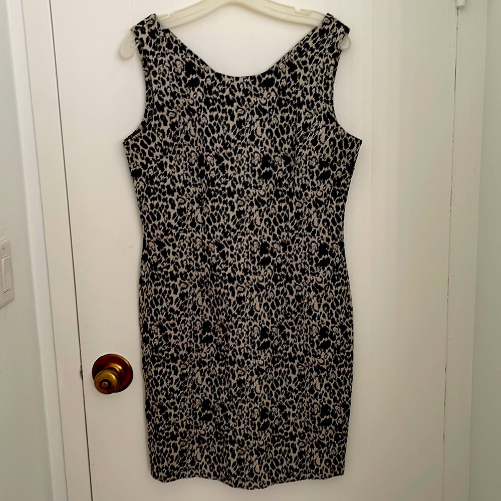 OVS Cream Leopard Animal Print Sleeveless Dress